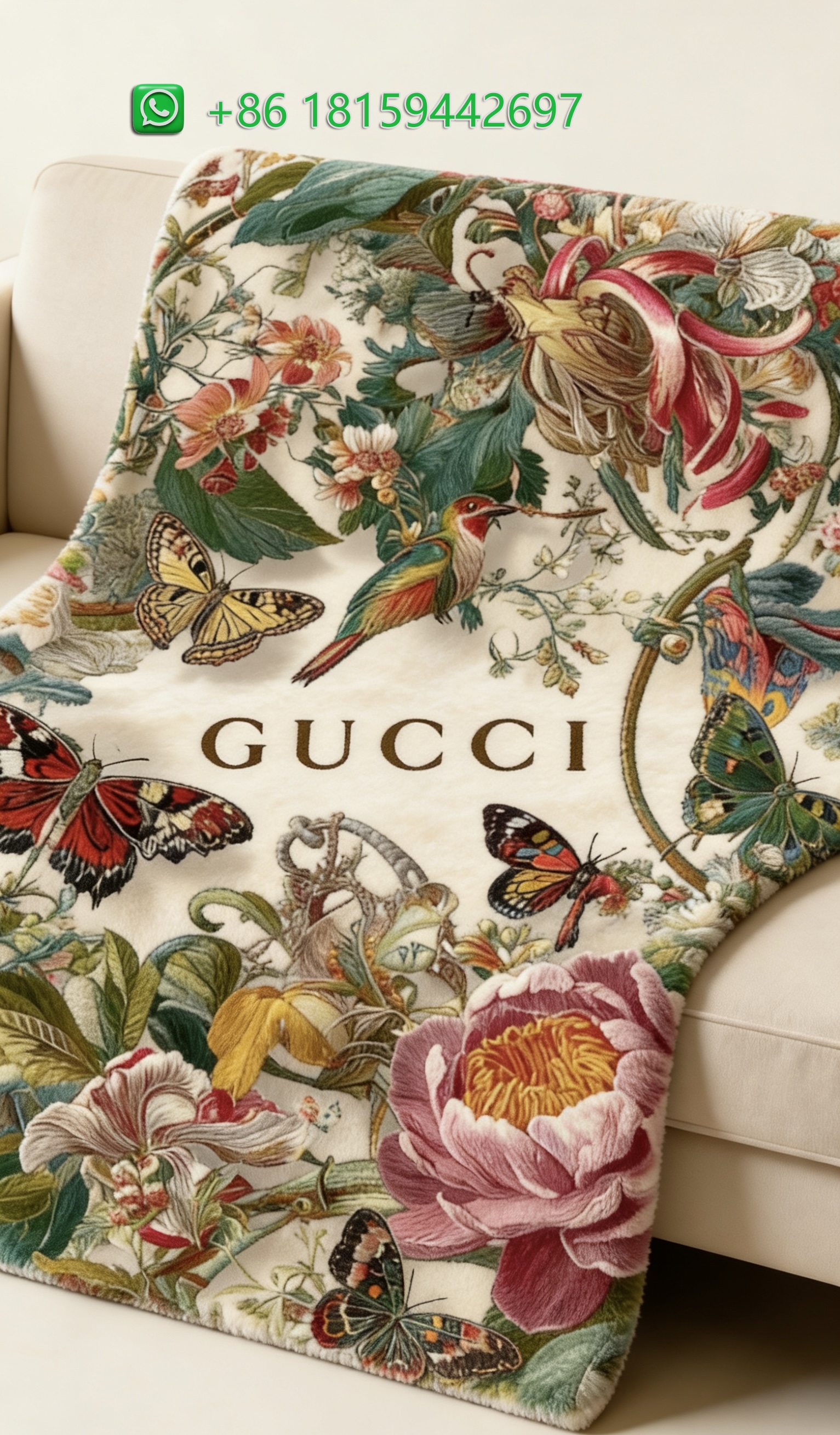 Gucci Throw Blankets